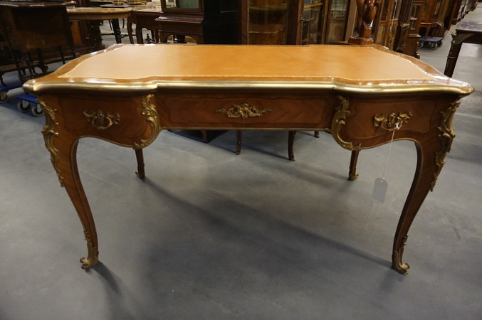 Louis XV style bureau plat