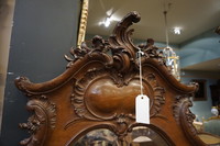 Louis XV style mirror in walnut frame 19th Century