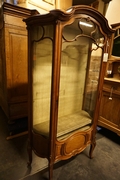 Louis XV style vitrine in walnut, France 19th century