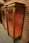 Louis XV style Vitrine in rosewood, France 2nd half 19th Century