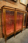 Louis XV style Vitrine in rosewood, France 2nd half 19th Century