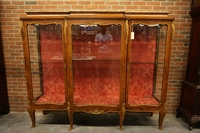 Louis XV style Vitrine in rosewood, France 2nd half 19th Century