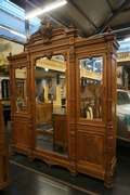 Louis XVI style 8 pcs bedroomset  in oak 19th century