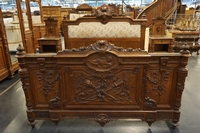 Louis XVI style 8 pcs bedroomset  in oak 19th century