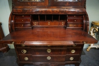 Louis XVI style Buro bookcase in mahogany, Holland 18th century