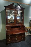 Louis XVI style Buro bookcase in mahogany, Holland 18th century