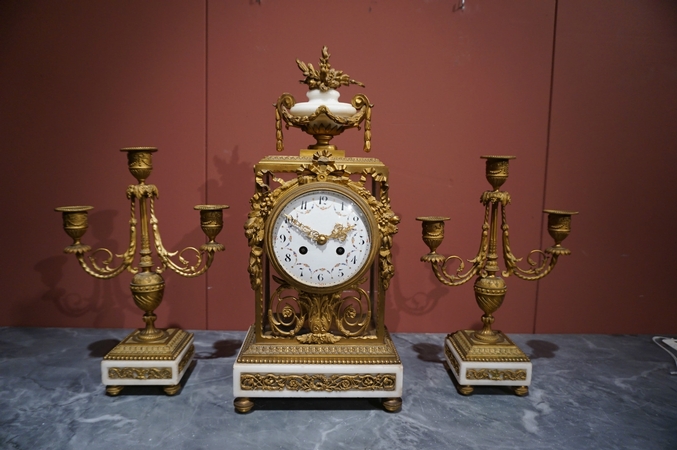 Louis XVI Clock set