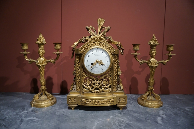 Louis XVI Clock set