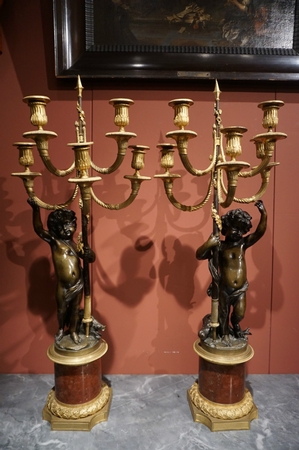 Louis XVI Pair of candelabras