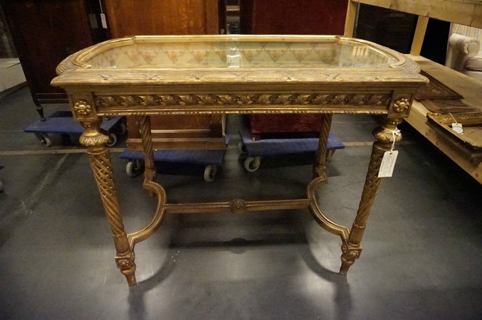 Louis XVI Table vitrine