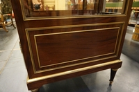 Louis XVI style Vitrine in mahogany, France 19th century