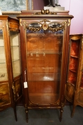 Louis XVI style Vitrine in mahogany, France 2nd half 19th C.