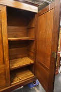 Mahogany 2 door wardrobe 19th Century