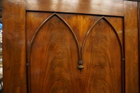 Mahogany 2 door wardrobe 19th Century