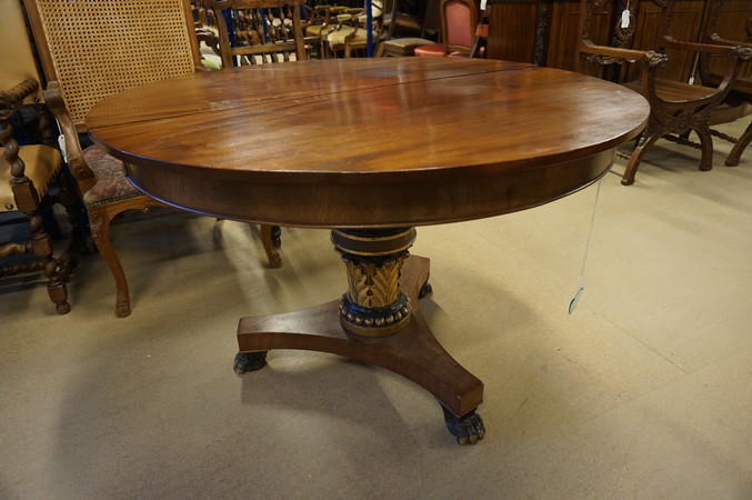 Mahogany Empire table