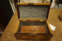 Mahogany teabox 19th Century