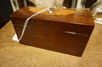 Mahogany teabox 19th Century