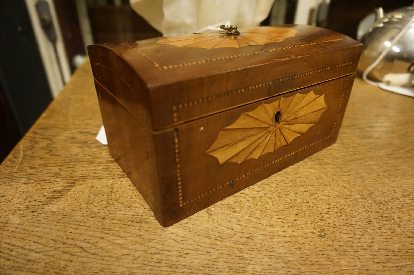 Mahogany teabox