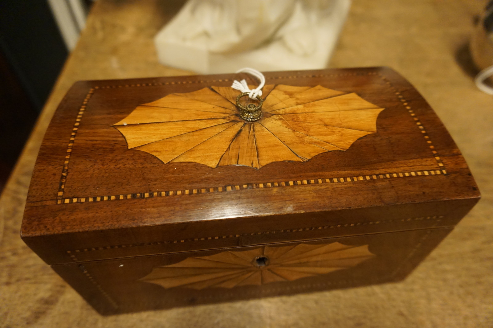 Mahogany teabox