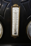 Marble clock with calender, barometer and therometer 19th Century