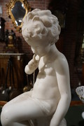 style Marble statue 19th Century