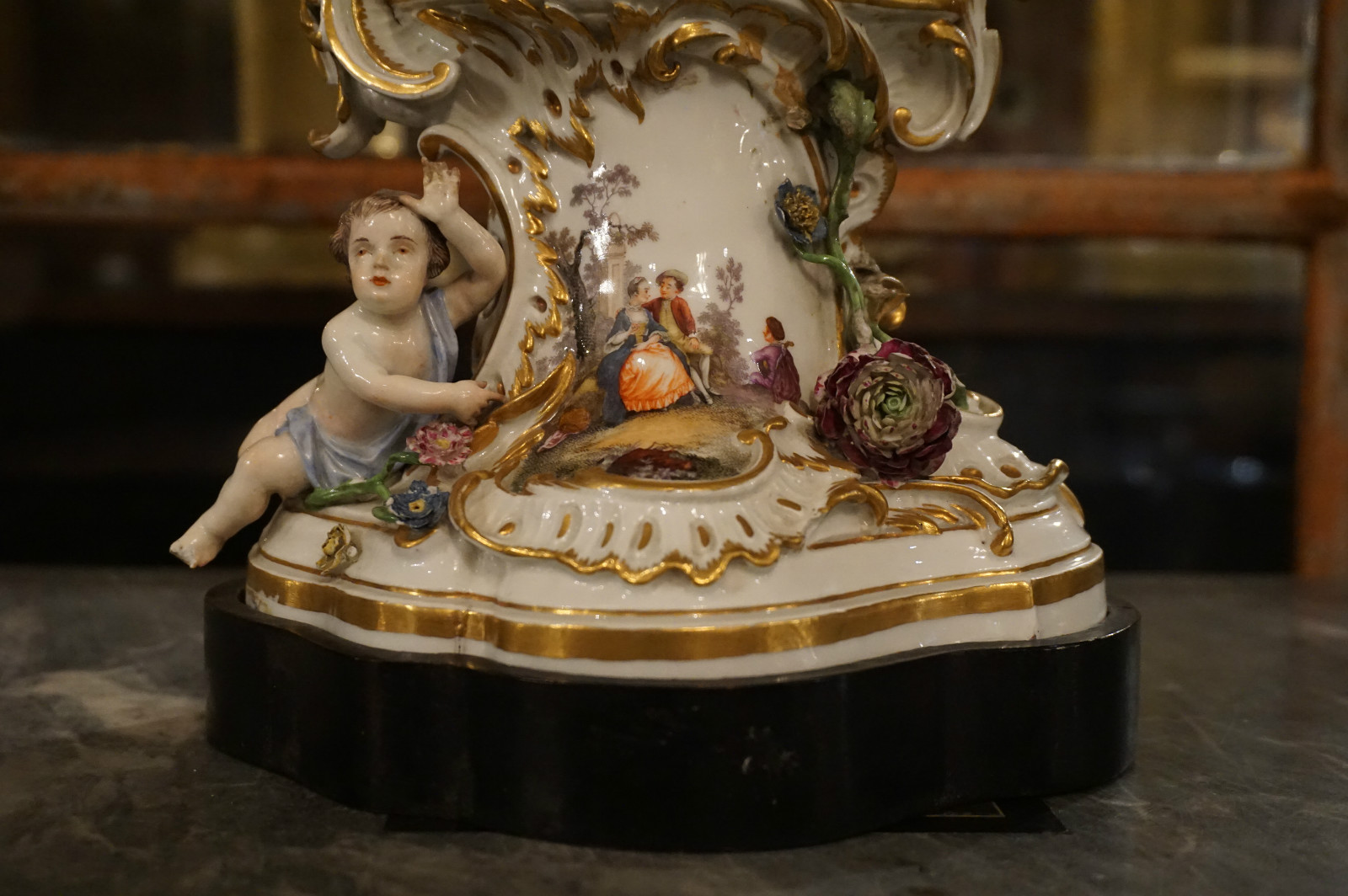 Meissen clock