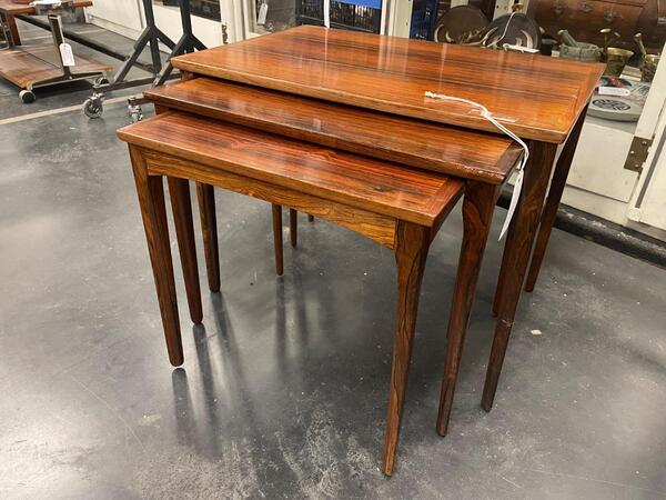 Mid Century rosewood nest of tables