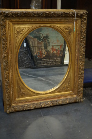 Mirror in gilded frame