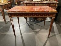 High quality Napoleon III marble top table