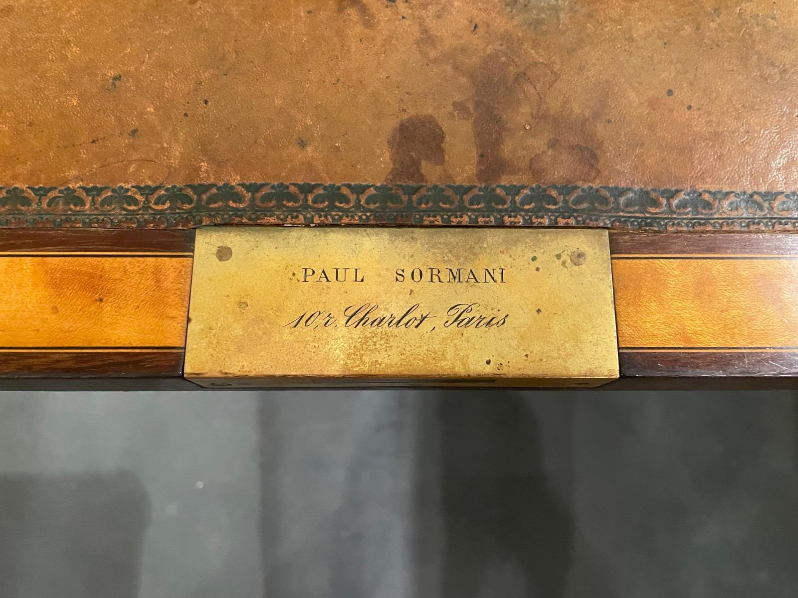 Napoleon III vernis martin Sormani signed secretaire