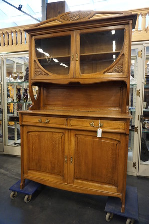 Oak Art Nouveau buffet