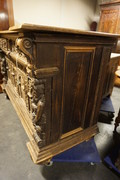 Oak carved sideboard 19th Century