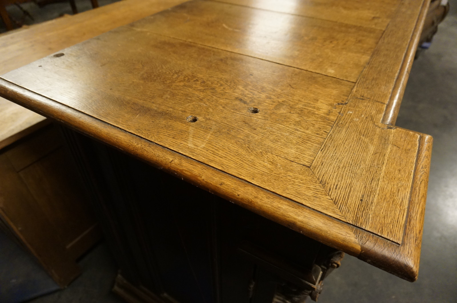 Oak carved sideboard