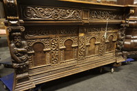 Oak carved sideboard 19th Century