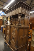 Oak Renaissance style Dutch cabinet