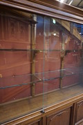 Oak shop vitrine Early 20th Century