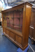 Oak shop vitrine Early 20th Century