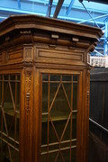 Oak vitrine 19th Century