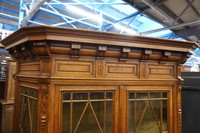 Oak vitrine 19th Century