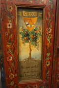 Painted corner cabinet 19th Century