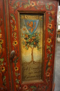 Painted corner cabinet 19th Century