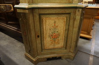 Painted Italian corner cabinet Mid 20th Century