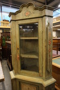 Painted Italian corner cabinet Mid 20th Century