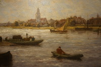 Painting by Johannes Karel Leurs 1865-1938