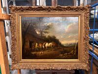 Painting Oil on Canvas signed D. P. Lokhorst, Frame size 107x86