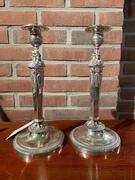 Pair of 19th century silver candlesticks by Francois Durand