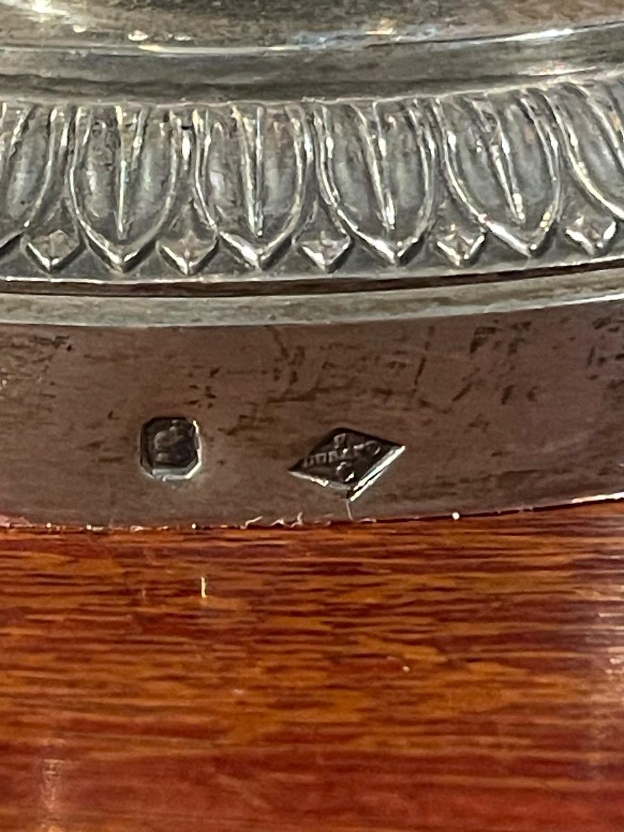 Pair of 19th century silver candlesticks by Francois Durand