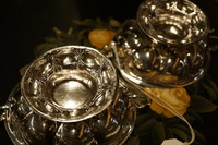 Pair of Dutch silver bowls 19th Century