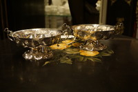 Pair of Dutch silver bowls 19th Century