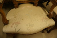 Pair of Louis XV style armchairs Mid 20th Century